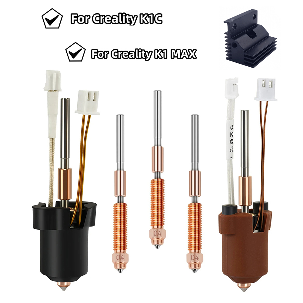 For Creality K1/K1C/K1 Max Hot - High Flow Ceramic Hotend ulasan dan harga