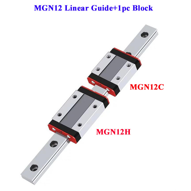 12mm Linear Guide MGN12 Miniat - Linear Rail Mgn12H Set ulasan dan harga