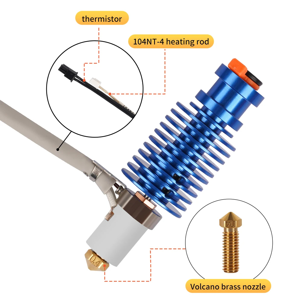 Volcano Hotend Kit 24V 60W For - Corexy 3D Printer Kit ulasan dan harga